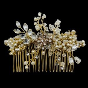 Gold Bridal Hair Comb